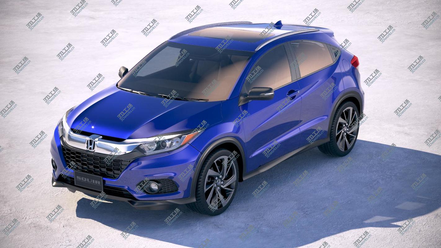 images/goods_img/2021040235/Honda HR-V 2018 US 3D model/2.jpg